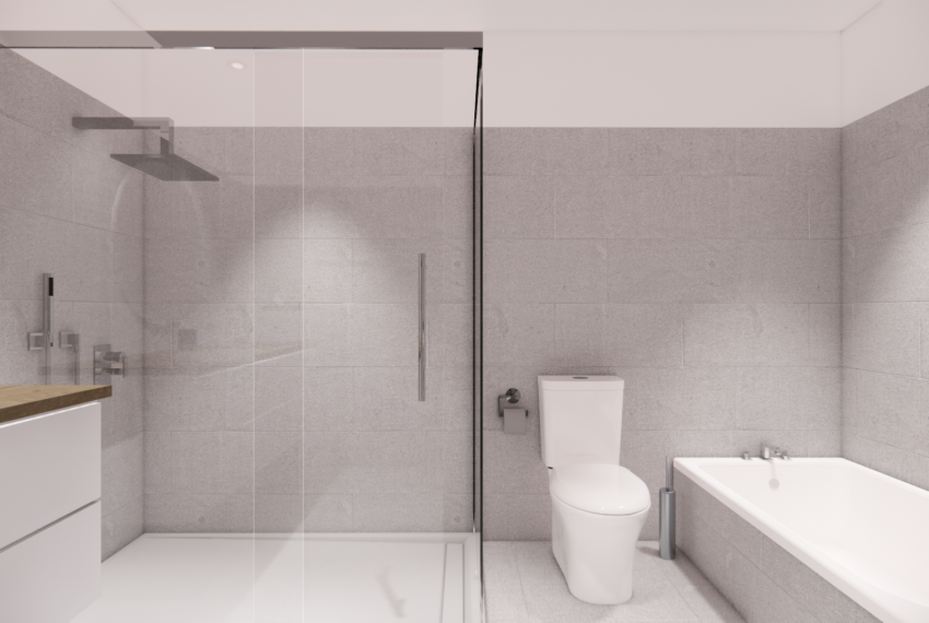 Azura Fleuve - Salle de bain vue sur douche